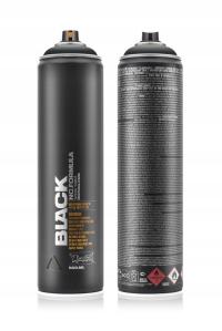 Farba Montana BLACK Spray 600ML BLK 9001 Czarny