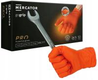 Перчатки нитриловые оранжевые сильные GOGrip L 50шт
