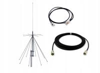 SIRIO SD-1300U + kabel 20m + BNC ANTENA do Uniden, Icom, AOR - 25-1300MHz