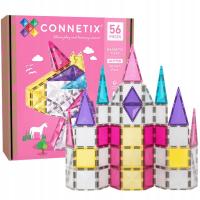 Klocki magnetyczne jednorożec Glitter Unicorn 56 el. Connetix