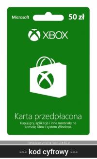 Подарочная карта Xbox Live 50 рублей