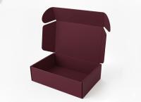 Karton Wykrojnikowy 330x250x100 Bordowy F427 Pudełko Wysyłkowe Ozdobne