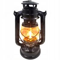 Керосиновая лампа Открытый сад подвесной черный фонарь ретро фонарь 24 см фитиль