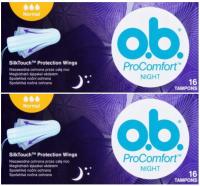OB ProComfort Night Normal Tampony Higieniczne 32 sztuki