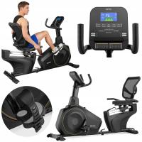 ROWER STACJONARNY POZIOMY MAGNETYCZNY ROWEREK TRENINGOWY Z OPARCIEM XBR6000