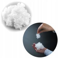 Kulka silikonowa poduszek maskotek wypełnienie 1kg poliester sztuczny puch