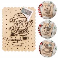 Świąteczny BON podarunkowy KARTKA NA PIENIĄDZE prezent NA ŚWIĘTA MIKOŁAJ