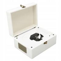 AUX USB BIAŁY MP3 ODTWARZACZ PRZENOŚNY CD GŁOŚNIK BLUETOOTH