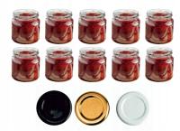 10x 200ml Słoik szklany na miód Słoiki szklane na dżem pasztet świeczki