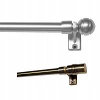 Мини металлические карнизы для штор, регулируемые карнизы для штор 40-60 см