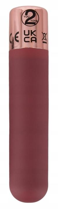 MOCNY MINI WIBRATOR WIBRATOREK 10 TRYBÓW WIBRACJI 9 X 1,8 CM bullet BORDOWY