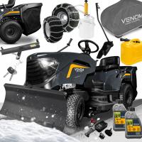 ТРАКТОР ВНУТРЕННЕГО СГОРАНИЯ VENOM BY STIGA 84 CM 450 МУЛЬЧИРОВАНИЕ ПЛУГ СНЕГОУБОРЩИК