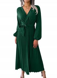 A-R макси плиссированное коктейльное платье