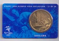 Australia - 5 Dolarów 2000 - Olimpiada Sydney - żeglarstwo - mennicza