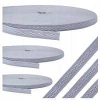 Taśma Dystynkcyjna 8 mm SZARA na Naramienniki do Obszywania Munduru