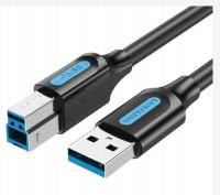 Kabel Vention COOBI USB 3.0 do USB-B 3 m czarny