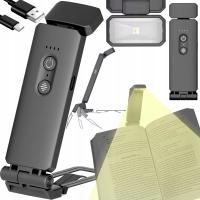 LAMPKA DO CZYTANIA LATARKA ZAKŁADKA KSIĄŻKI DO SYPIALNI LED AKUMULATOR