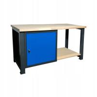 STÓŁ WARSZTATOWY MW1401 145cm POLSKI METALOWY Roboczy Stoły do Warsztatu