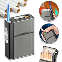 2W1 PAPIEROŚNICA I ZAPALNICZKA ŻAROWA USB NA 20 PAPIEROSÓW NA PREZENT