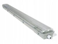 Герметичный светильник для светодиодных люминесцентных ламп T8 | 2X120CM