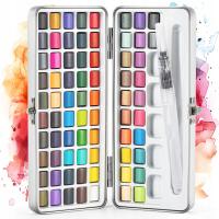 Набор акварельных красок, набор акварельных красок, 72 цвета