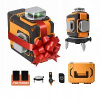 LASEROWA POZIOMICA 3D 12 LINII KRZYŻOWA 360 LASER ZIELONY | NA PREZENT