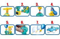 Zabawka Samochód Wyrzutnia Rakieta Balony Zestaw XXL na Prezent