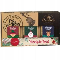 Prezent zestaw BOX na Święta Mikołaj Boże Narodzenie KAWA ZIARNO Brazylia