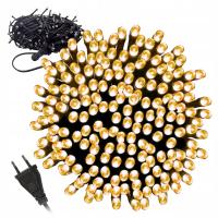 LAMPKI CHOINKOWE LED CIEPŁE ŚWIATEŁKA 20m 200szt świąteczne ENERGOOSZCZĘDNE