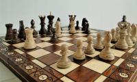Большие деревянные шахматы посол-польский производитель