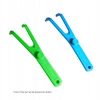 1PC uchwyt na nić dentystyczną pomoc higiena jamy ustnej uchwyt na 08