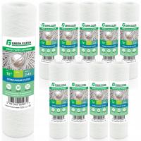 FILTR DO WODY WKŁAD 10' SZNURKOWY 50 MIKRON DO WODY USUWA OSADY - 10 SZTUK