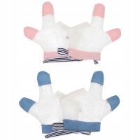 2PARY PRZYJAZNE DLA SKÓRY RĘKAWICE DO SSANIA KCIUKA STOP Z REGULOWANYMI MANKIETAMI