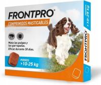 Frontpro Tabletka 1 sztuka dla psa smakowa na pchły i kleszcze 10-25 kg