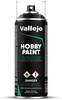 Краска Vallejo Hobby Paint 28012 Black Primer Черная грунтовка 400 мл