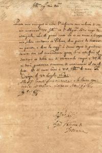 List Biskup Andrzej SZOŁDRSKI Poznań 1641