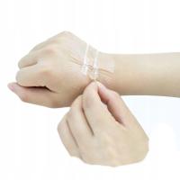 2 SZT.PLASTRY DO ZAMYKANIA RAN PASKI 7X6CM ZESTAW BEZ SZYCIA STERYLNE