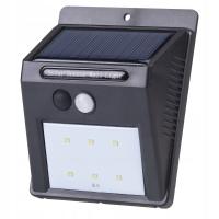 Lampa zewnętrzna ścienna solar-LED-sensor