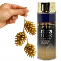 Farba dekoracyjna Złota do kwiatów ozdób Spray dla Florystów Złoty 400ml