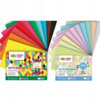 PAPIER BLOK WYCINANKA A5 HAPPY KOLOROWY 20 KART
