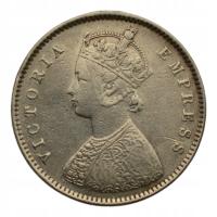 Indie - Half Rupee 1893 r. - Victoria - Stan 2