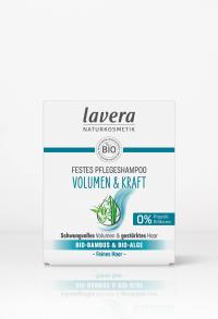 lavera Szampon pielęgnacyjny w kostce Objętość & Moc