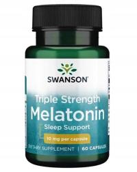 Swanson Triple Strength Melatonin 10 mg 60 kaps MELATONINA