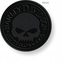 ПОЛОСА термо HARLEY (black) череп 65мм - вышивка