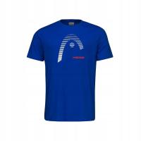 Koszulka tenisowa męska HEAD CLUB CARL T-shirt Niebieska XL