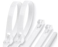 Opaski białe wielokrotnego użytku 7,4 X 350 /100szt