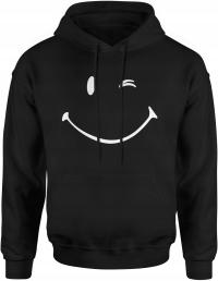 BLUZA MĘSKA UŚMIECH SMILE ŚMIESZNA MĘSKA Z NADRUKIEM NADRUK MŁODZIEŻOWA