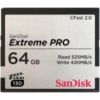 SanDisk CFast 2.0 64GB Extreme PRO VPG 130 525/430