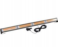 BELKA OSTRZEGAWCZA JEDNOSTRONNA POMARAŃCZOWA KOGUT STROBO LED 60CM 12V 24V