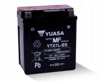 Akumulator motocyklowy Yuasa YTX7L-BS 12V 6,3Ah 100A JAPOŃSKI ORYGINAŁ